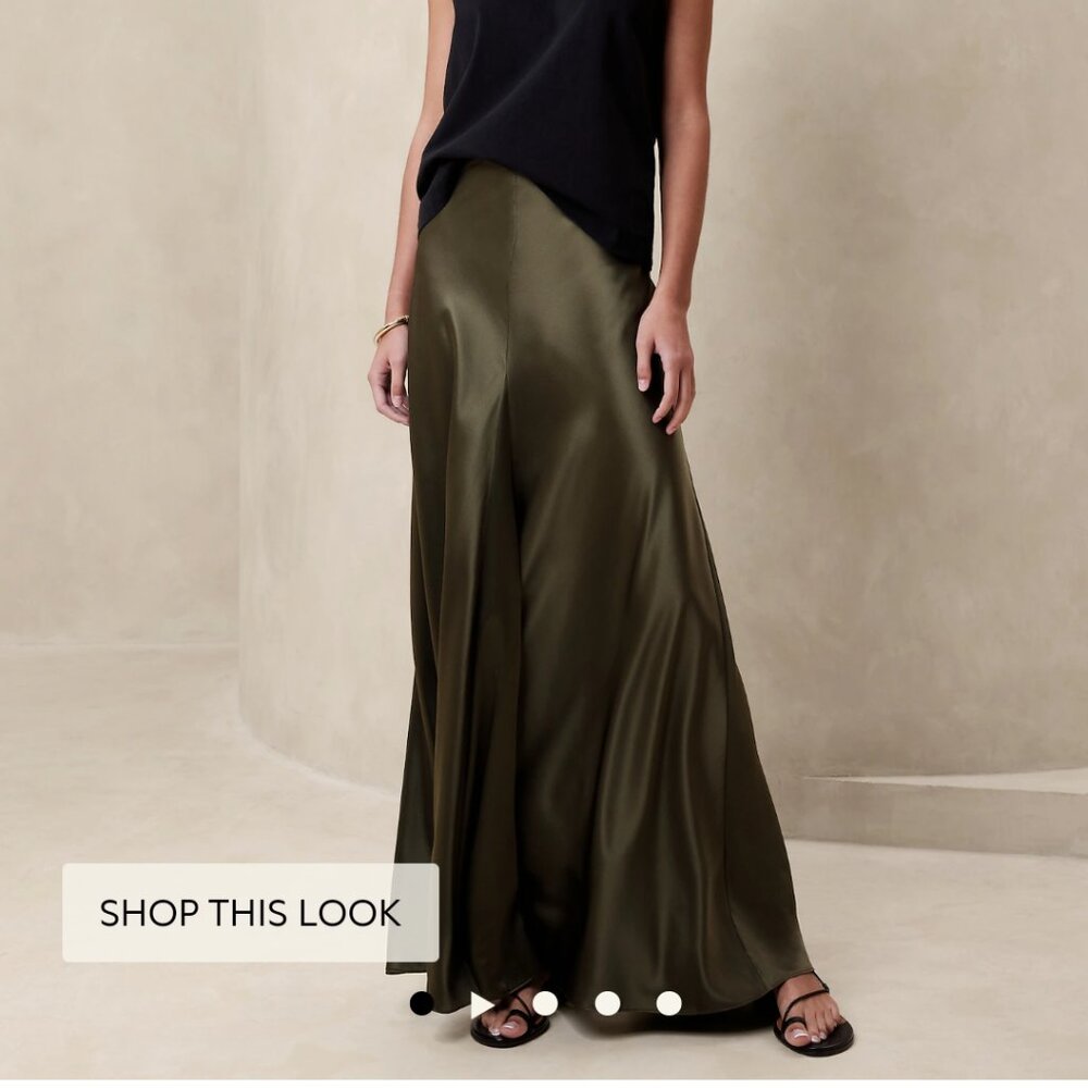 Banana Republic silky skirt